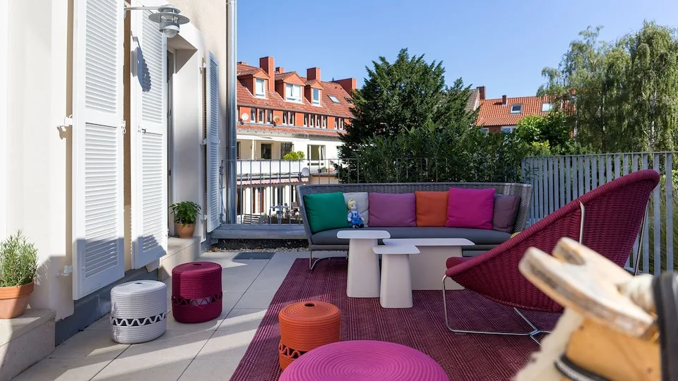 Lebensorte in Münster mit Paola Lenti Möbeln